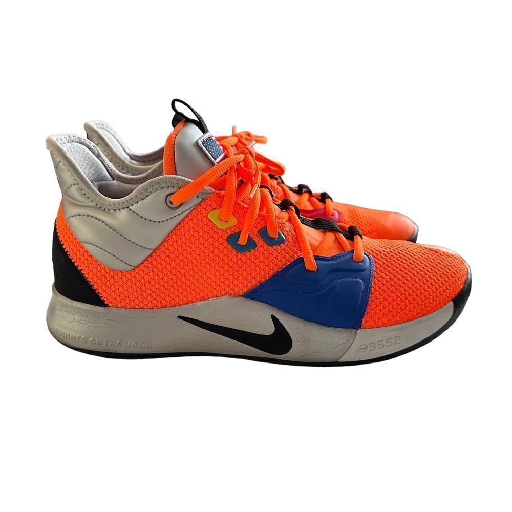 Nike PG 3 x NASA Armstrong Building 703 2018‎ Men's 9.5 Orange C12666-800